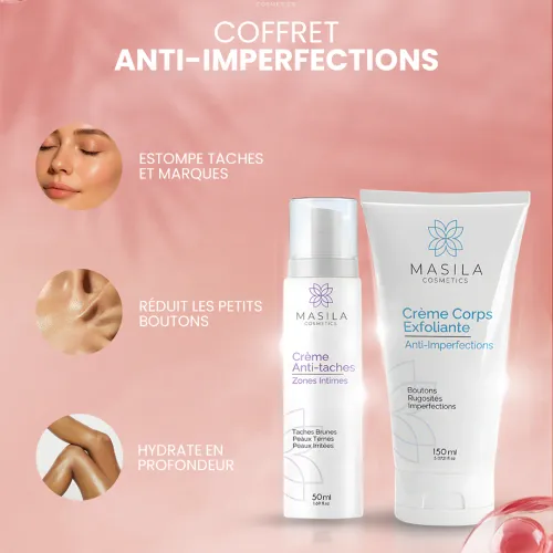 Coffret Anti-imperfections - Crème Exfoliante & Crème Anti-tâches