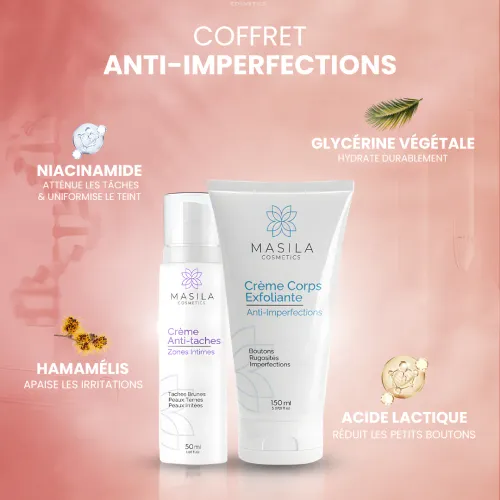 Coffret Anti-imperfections - Crème Exfoliante & Crème Anti-tâches