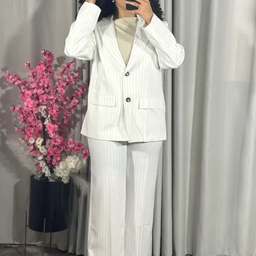 Ensemble Tailleur À Rayures