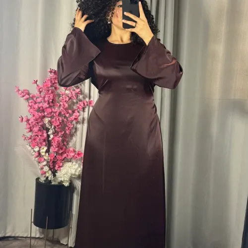 Robe Longue Satinée