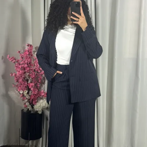 Ensemble Tailleur À Rayures
