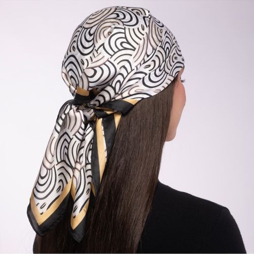 Foulard Polypashmina vagues japonaises
