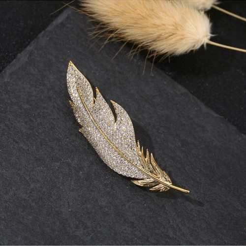Broche Coréennes plume
