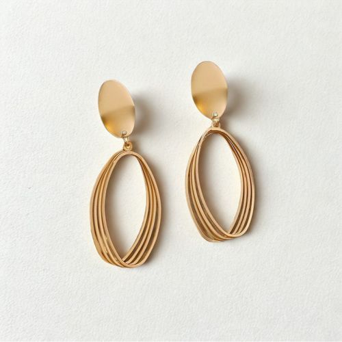 Boucle De Larme Avec Pendentif 
