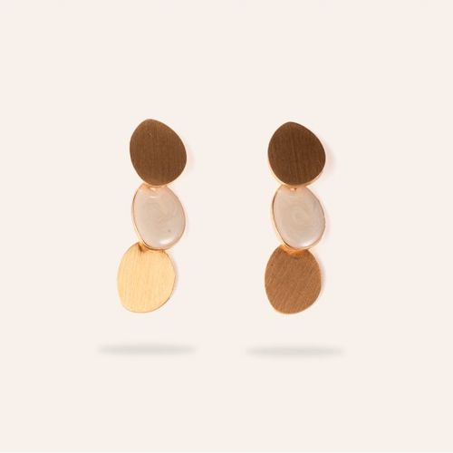 Boucle D'oreille Triple Disque
