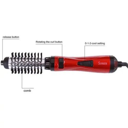 Brosse À Cheveux Rotative - Électrique - 2 Brosses - Mixte
