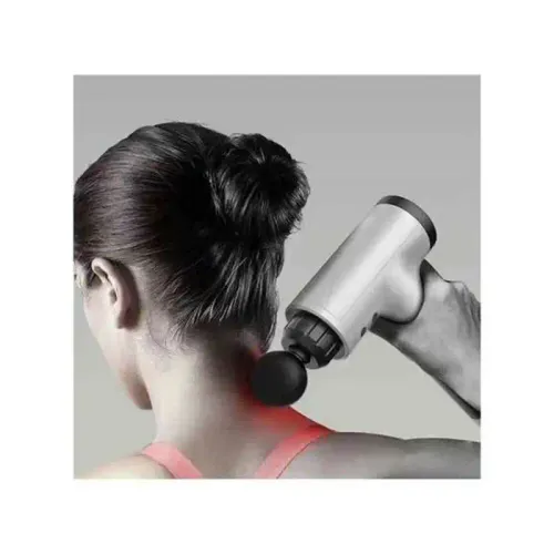 Pistolet De Massage Électrique Rechargeable Sans Fil - 4 Têtes