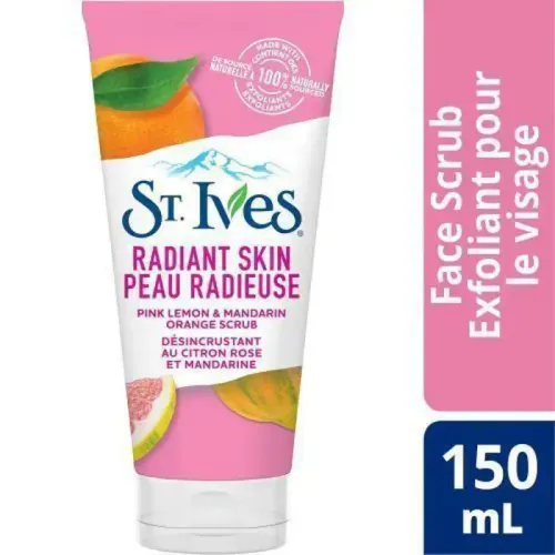 Gommage Visage Désincrustant Au Citron Rose Et Mandarine Peau Radieuse