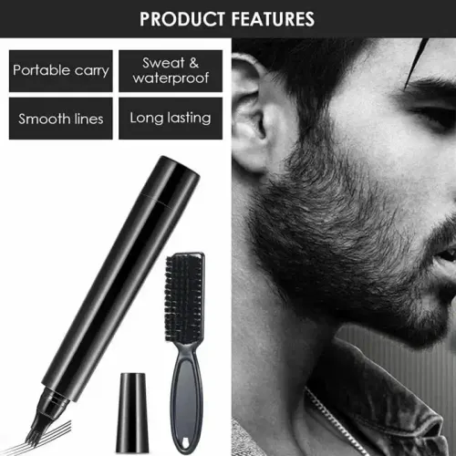 Black Master 4 Tips Beard Filler Pen Kit Beard