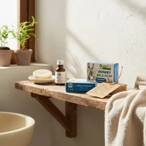 Savon - Bio - Lait D'ânesse - 40% De Lait Frais - Peaux Sèches - Saponifié À Froid