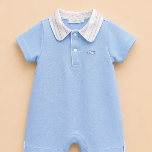 Combishort Bébé Garçon – Chic Délicat & Confort Absolu