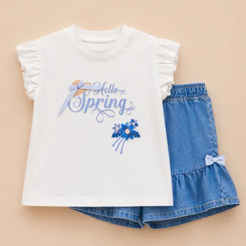 Ensemble Fille – Esprit Printanier Chic
