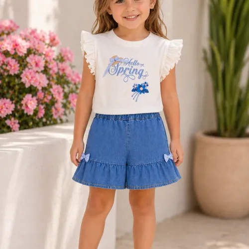 Ensemble Fille – Esprit Printanier Chic