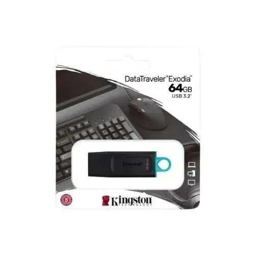 Clé Usb 3.2 Kingston Datatraveler Exodia 64 Go