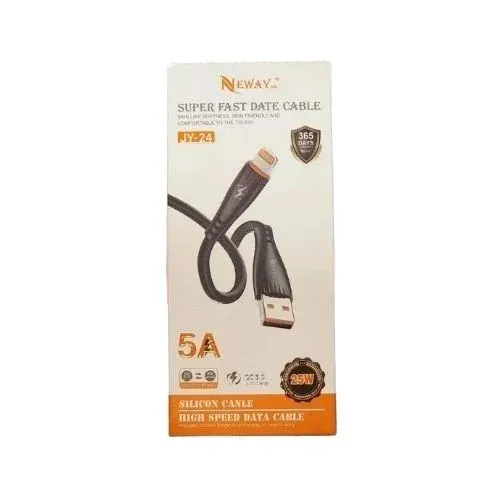 Câble Lightning Neway Jy-24 – Charge Rapide 5a & Qc 3.0 – Haute Performance