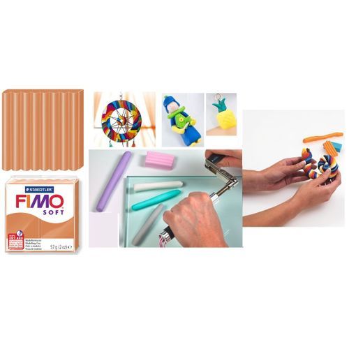 Pâte À Modeler Fimo Soft Cognac 57 G – Cuisson Au Four, Modelage Artistique