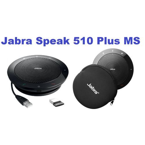 Jabra Haut Parleurs Speak 510 Plus Ms-conférence-idéal Pour Les Petits Espaces De Travail