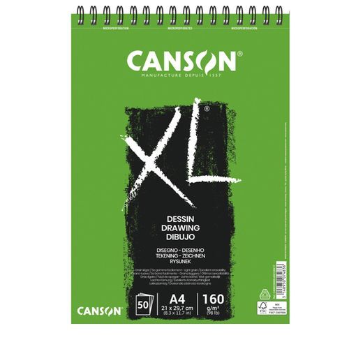 Carnet Bloc Dessin Xl - 50 Feuilles A4 160g