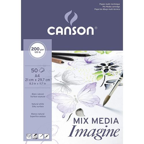 Bloc Papier Extra Blanc A4 - 200g - 50 Feuilles