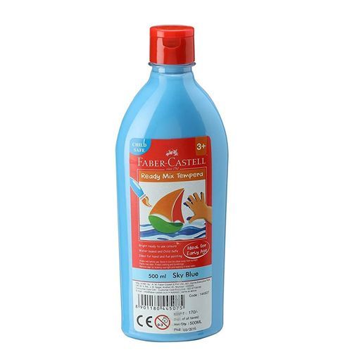 Bouteille Gouache Peinture Ready Mix Tempera Fc, Bleu Ciel