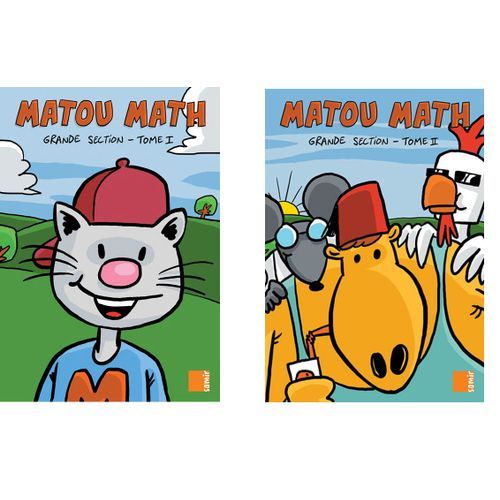 Matou Math GS – Tomes 1 & 2 : Livres-Cahiers de Mathématiques