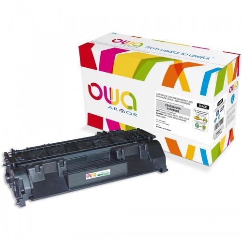 Toner Owa N°05a Noir Compatible Ce505a Imprimante Laser 2300 Pages