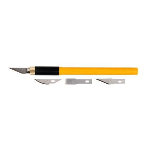 Cutter De Précision À Manche Ergonomique Comfort Grip Avec Lame Fine De Scalpel