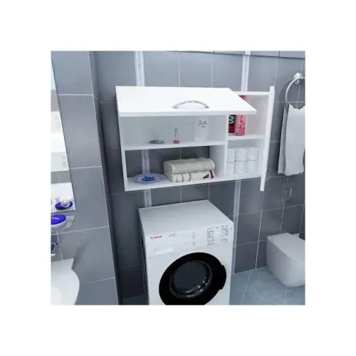 Meuble De Salle De Bain Blanc, 80x50x20, Pour Cuisine, Bureau 
