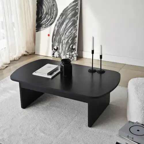 Table Basse Moderne En Bois Mdf Élégant