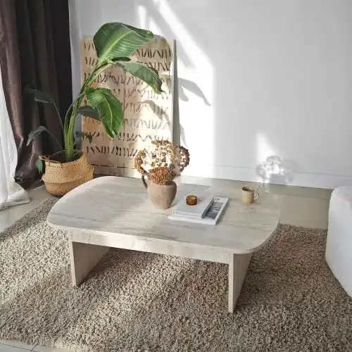 Table Basse En Bois Mdf Moderne Et Élégante