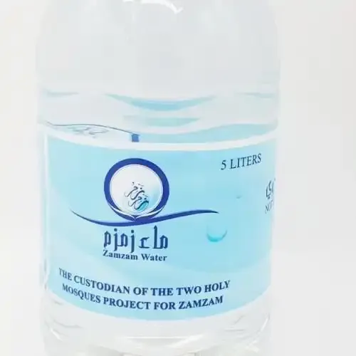 Eau De Zamzam - Bidon De 5 Litres - Eau De Sacret