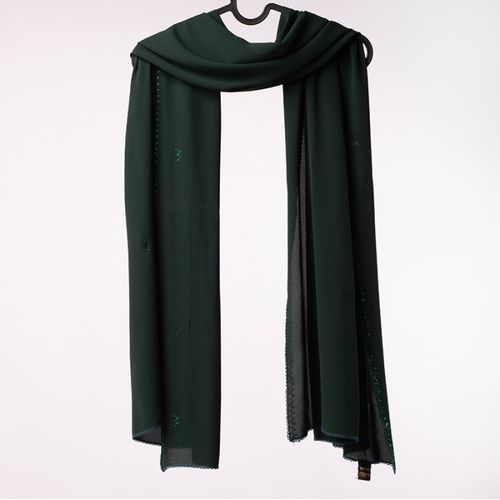 Châle patchwork Sharkia Darss strass uni