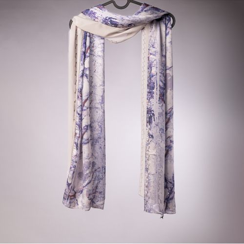 Châle patchwork Digi Bella soie Indo imprimé