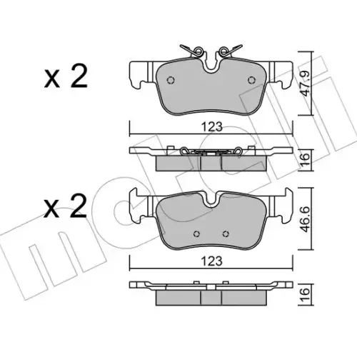 Plaquettes De Frein Tech 22-1038-0