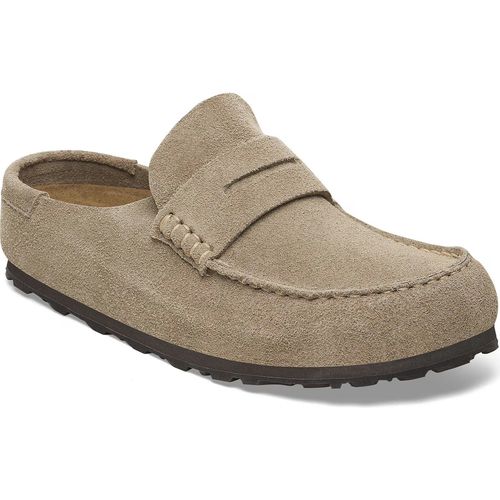 Naples Wrapped Suede Leather Taupe Narrow
