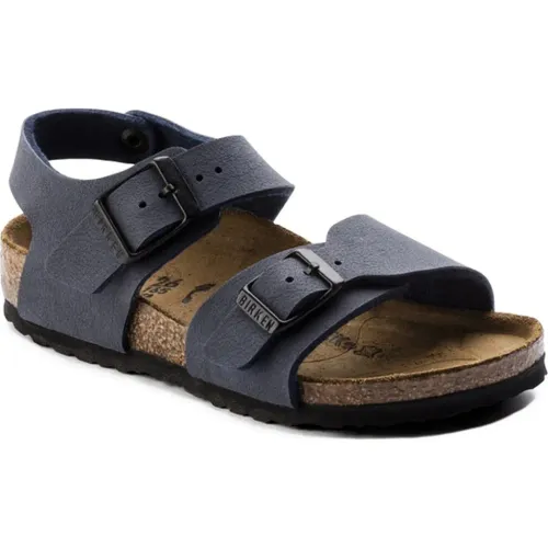 New York Kids Birko-flor Navy Narrow