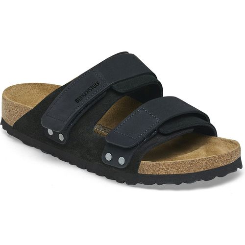 Uji Nubuck Leather/suede Leather Black Regular