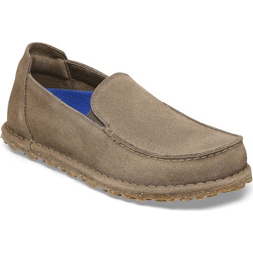 Utti Slip On Suede Leather Gray Taupe Narrow