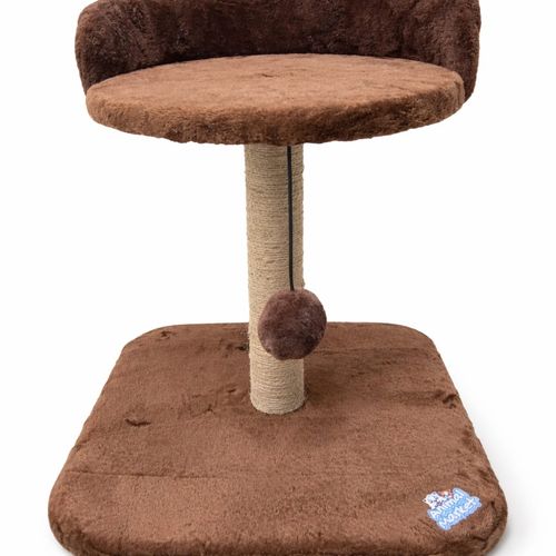 Arbre À Chat Compact Avec Plateforme Douillette Et Griffoir
