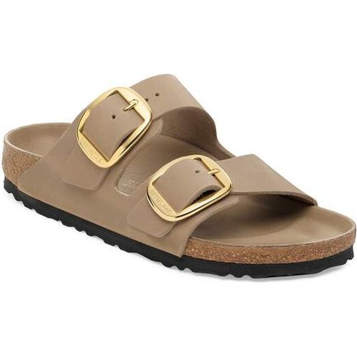 Arizona Big Buckle Oiled Leather Tabacco Brown Narrow