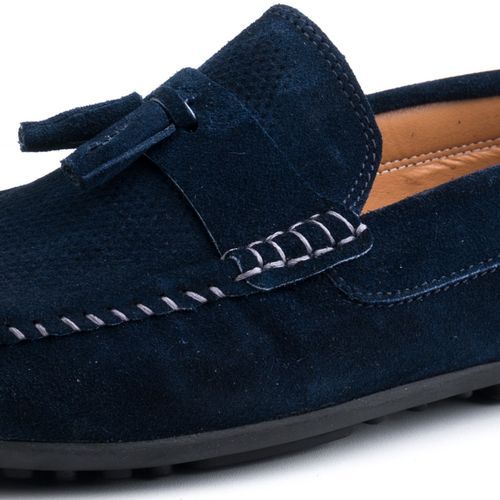 Mocassins D'urbano En Cuir Daim Avec Glands