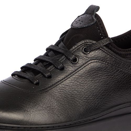 Chaussure D'urbano En Cuir Et Stretch 