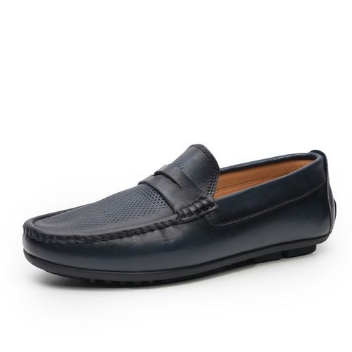 Mocassins Collège En Cuir