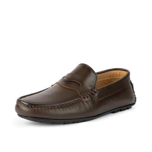  D’007 Mocassin En Cuir 