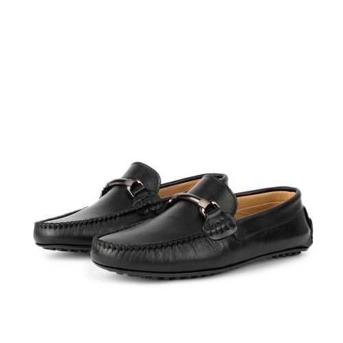  D’010 Mocassin En Cuir 