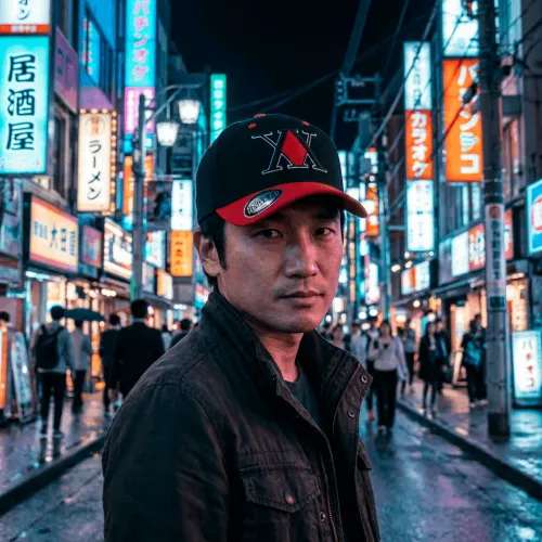 Casquette Hunter X Hunter Noir & Rouge