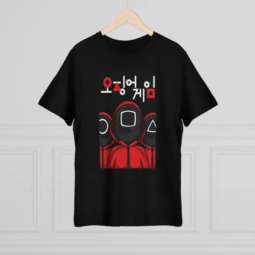 Tshirt Squid Game Carré Rond Triangle