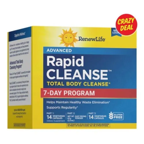 Rapid Cleanse – Cure Détox Complète 7 Jours Nettoyage Intestinal & Régularité Digestive