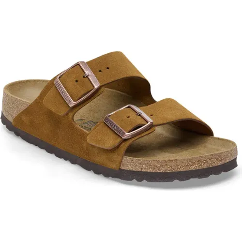 Arizona Suede Leather Mink Narrow