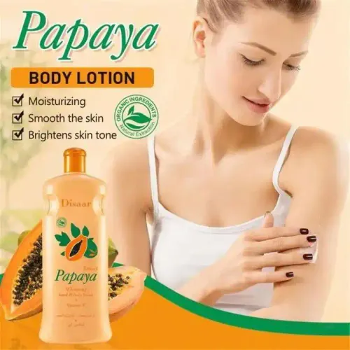 Lotion Pour Le Corps - Papaye - Hydratante - Éclaircissante - Non Gras